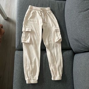 Cream colored sweats from Zara (Size L)